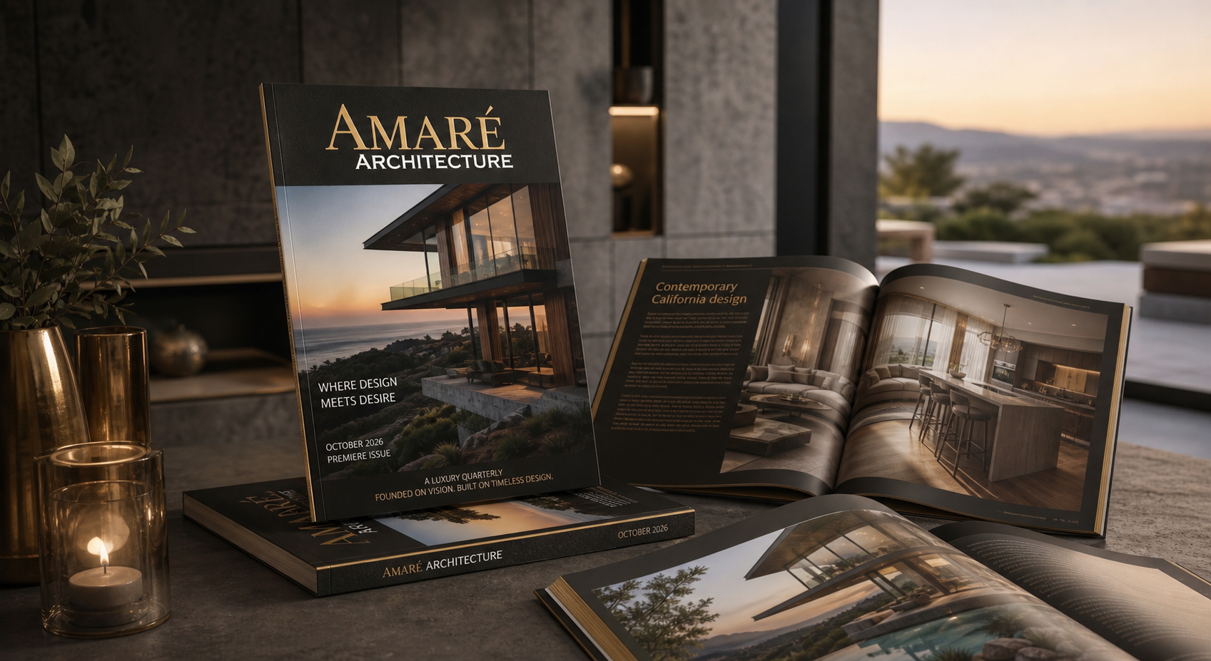 Amaré Architecture — Act I · The Brand World